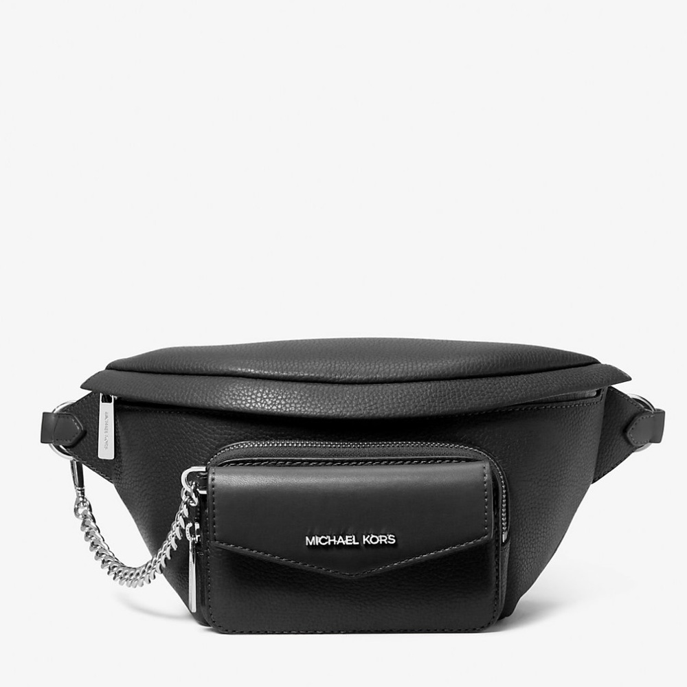 Michael Kors Maisie Large Pebbled Leather 2-in-1 Sling Pack
